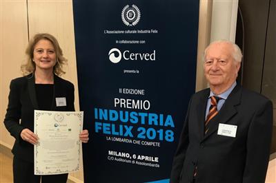 Premio Industria Felix: mejor pequeña empresa de Cremona