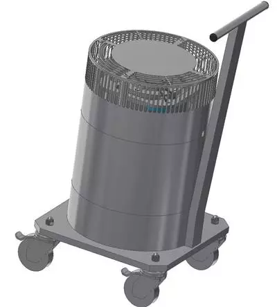 Destructor de ozono para esterilizar espacios